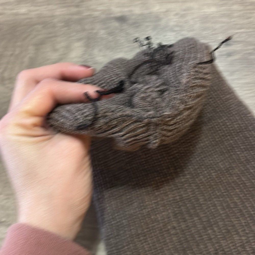 No Brand Basic Folding Brown Beanie - image 4